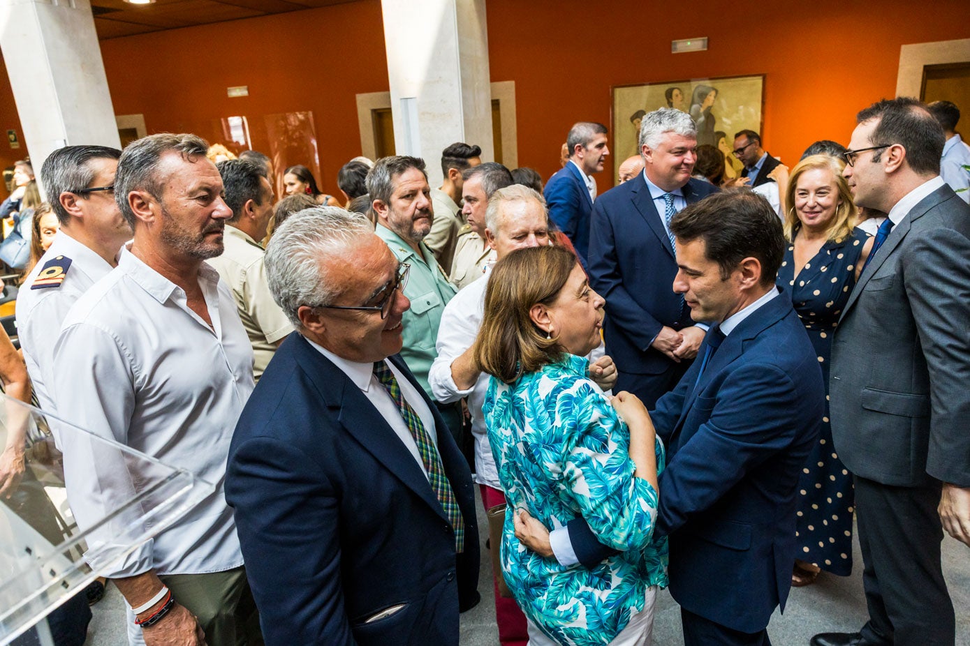 La convocatoria se convirtió en un gran acto social