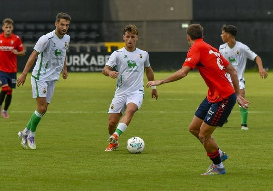 Yeray, en el partido frente a Osasuna.