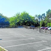 Nuevo aparcamiento que ya se ha estrenado con cuarenta plazas.