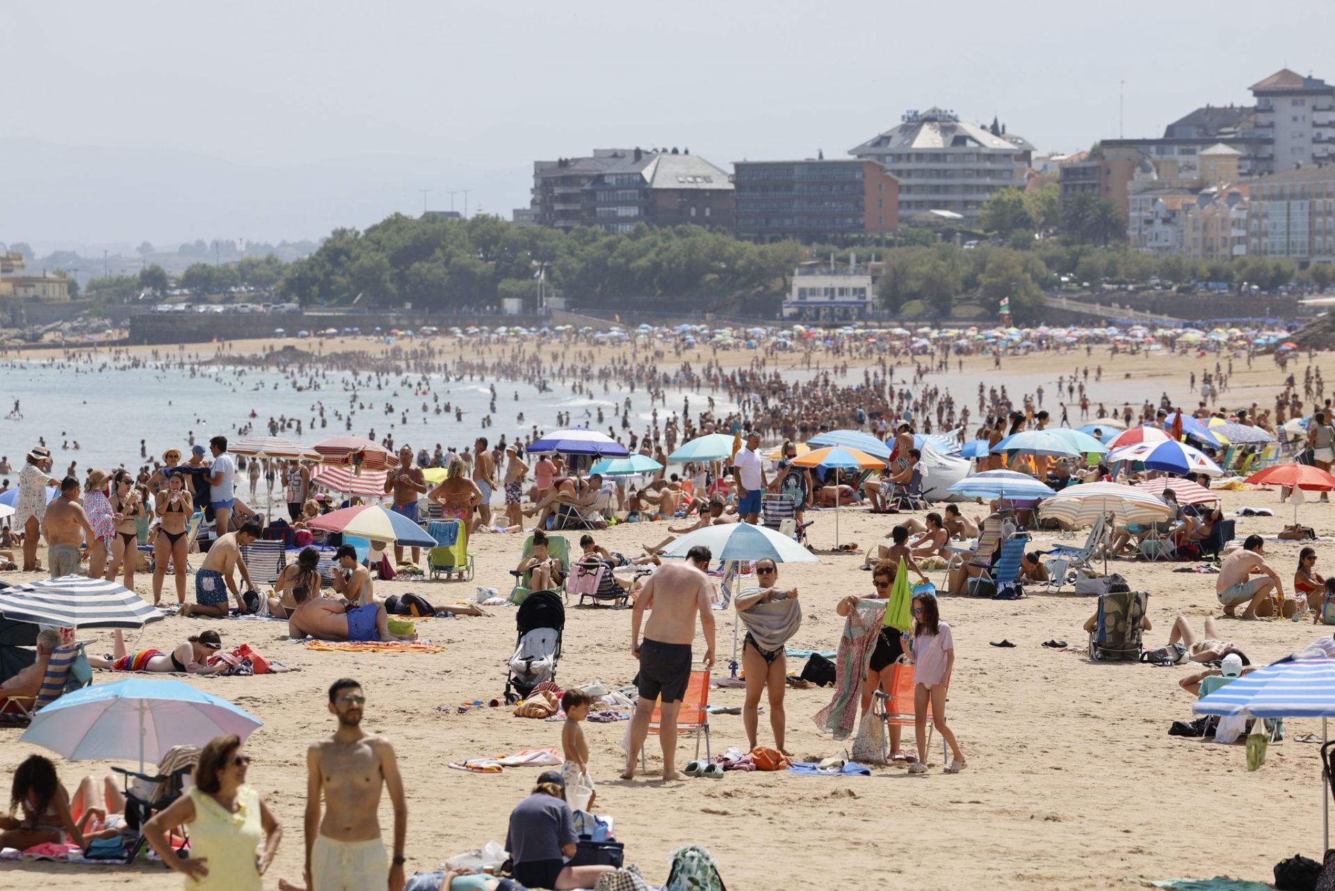 El lleno este mes de agosto es casi total en Santander