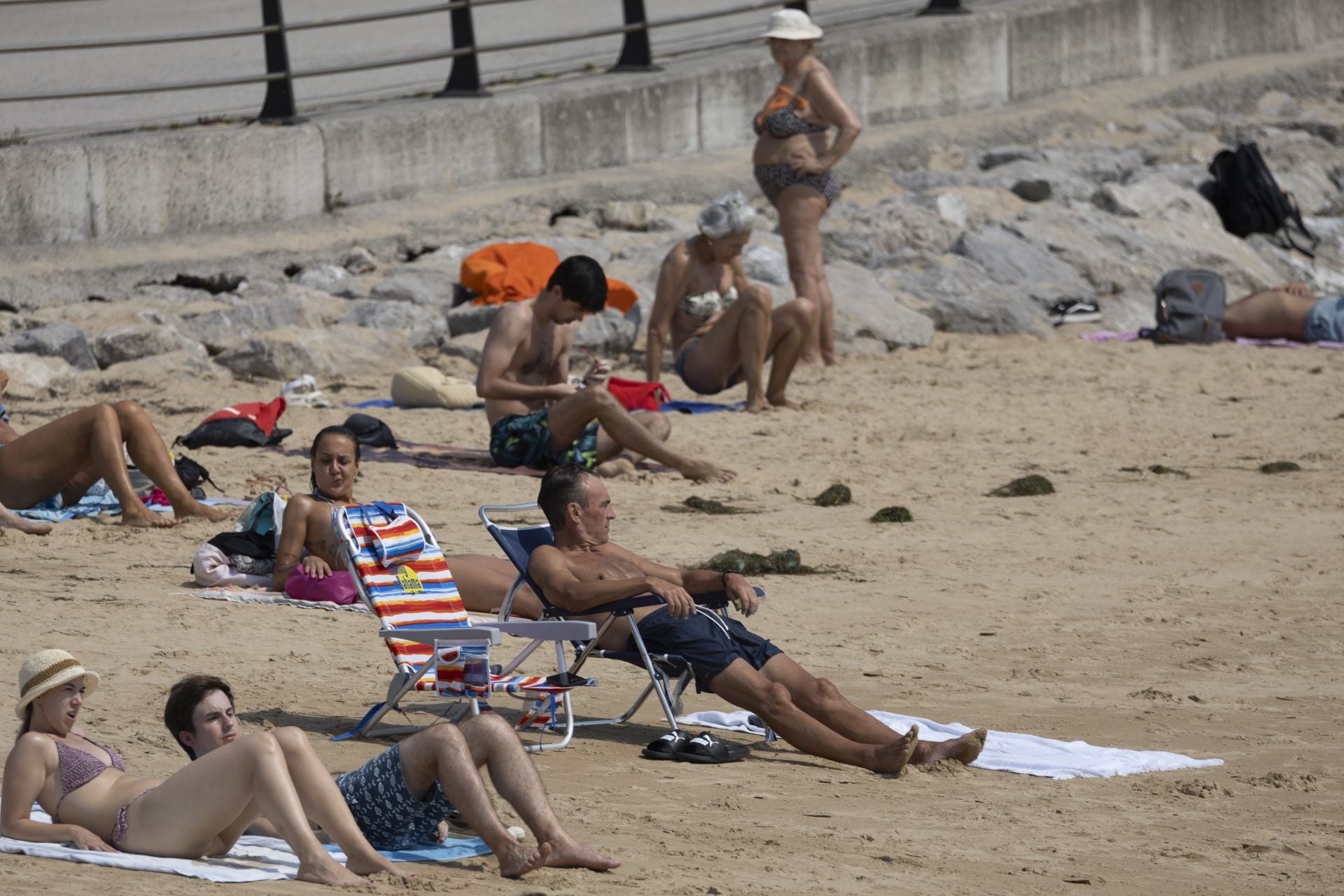 La ola de calor que azota España mantiene hoy también elevadas las temperaturas