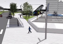 Recreación del parking subterráneo y la reurbanización del entorno.