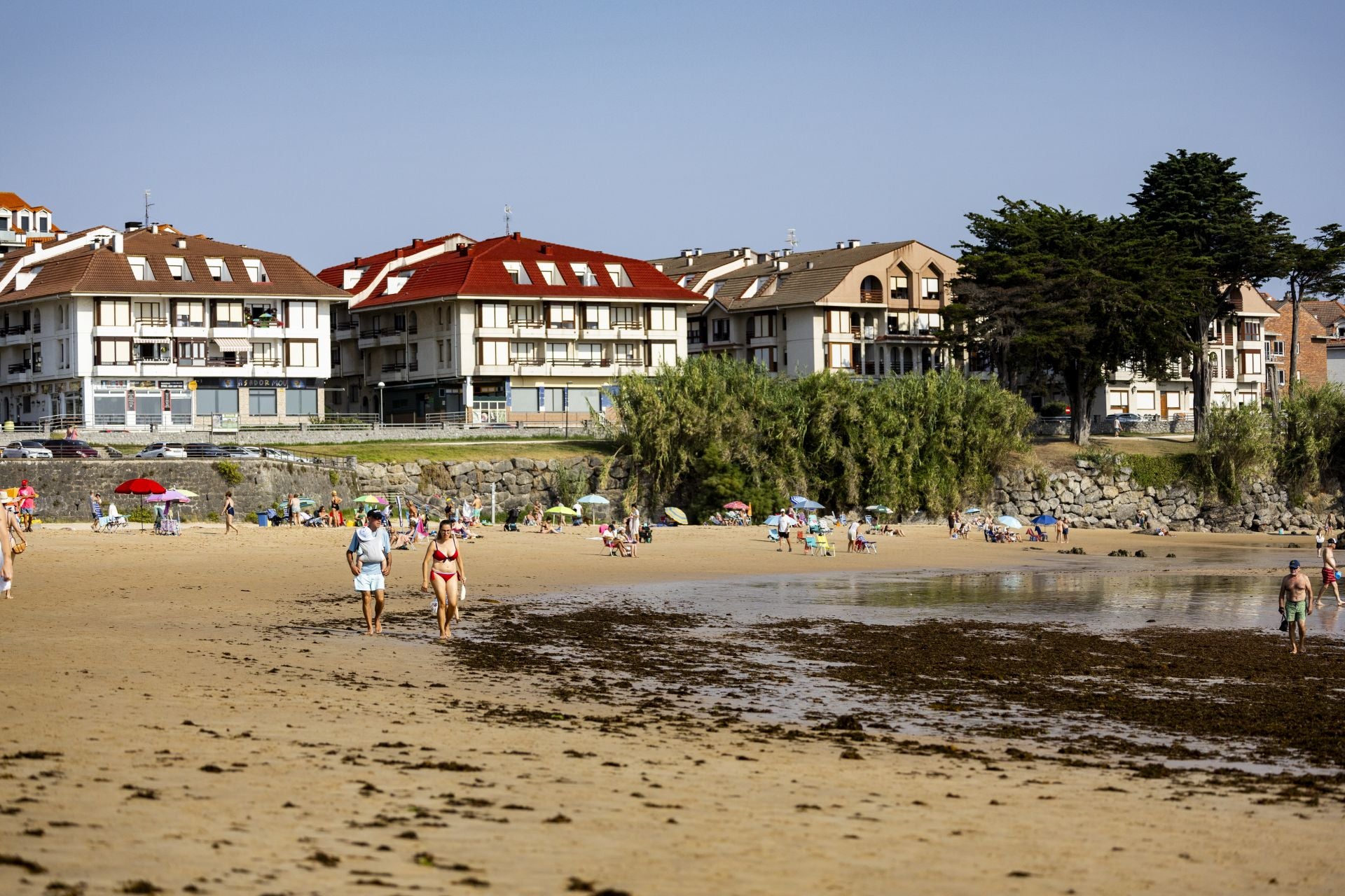 El aspecto del arenal ha mejorado con respecto al jueves,