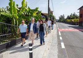 En consejero recorre el vial