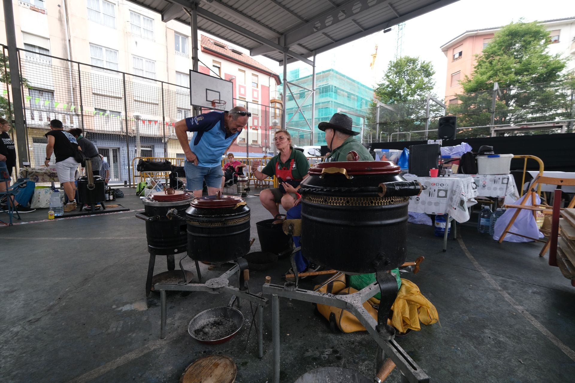 Las peñas comparten trucos de cocina.