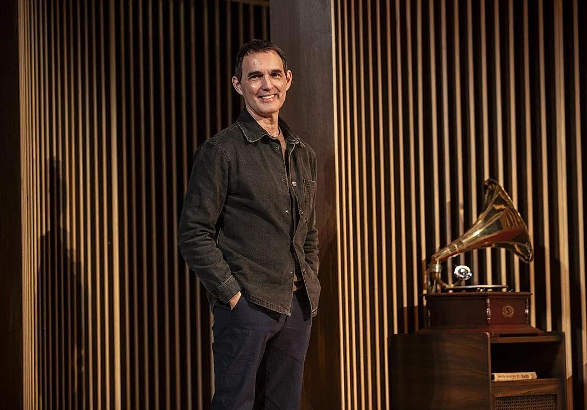 Juan Carlos Rubio, en una imagen tomada el pasado mes de marzo durante el estreno de 'Música para Hitler' en el Palacio de Festivales.