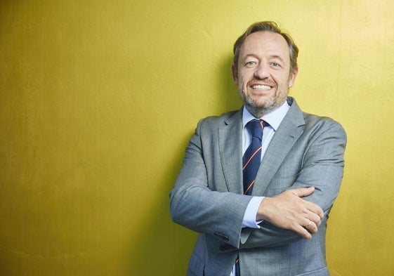 El economista Francisco de la Torre, en la sede de Vocento.