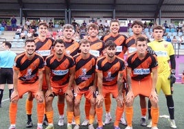 Alineación del Sámano en uno de sus amistosos de este verano.