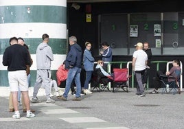 Las taquillas de los Campos de Sport.