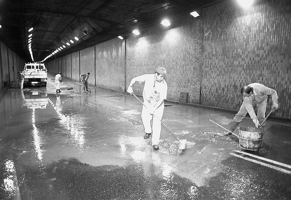 El túnel de calle Burgos se inundó en 1997