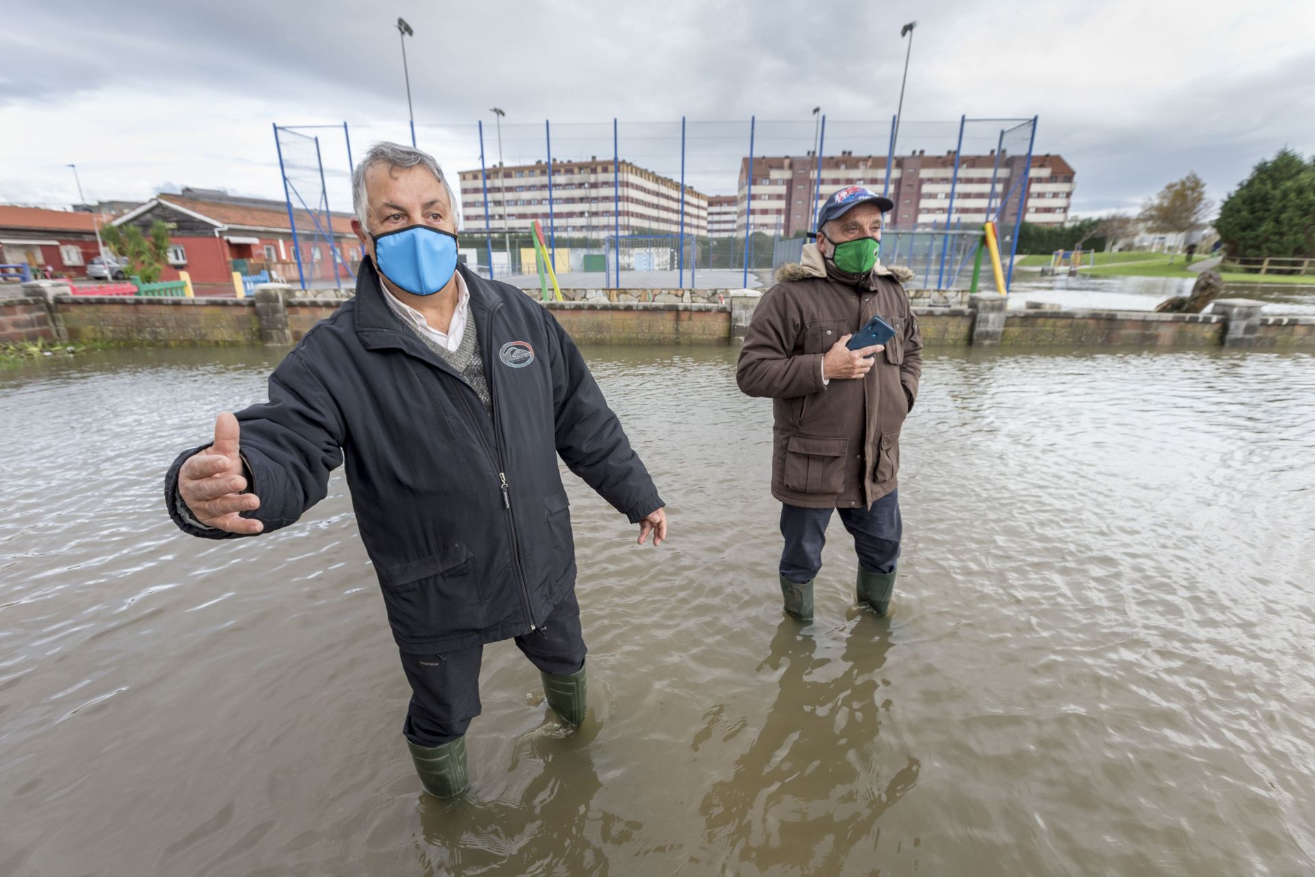 Nueva Montaña se inundó en 2020 con la borrasaca Ernest