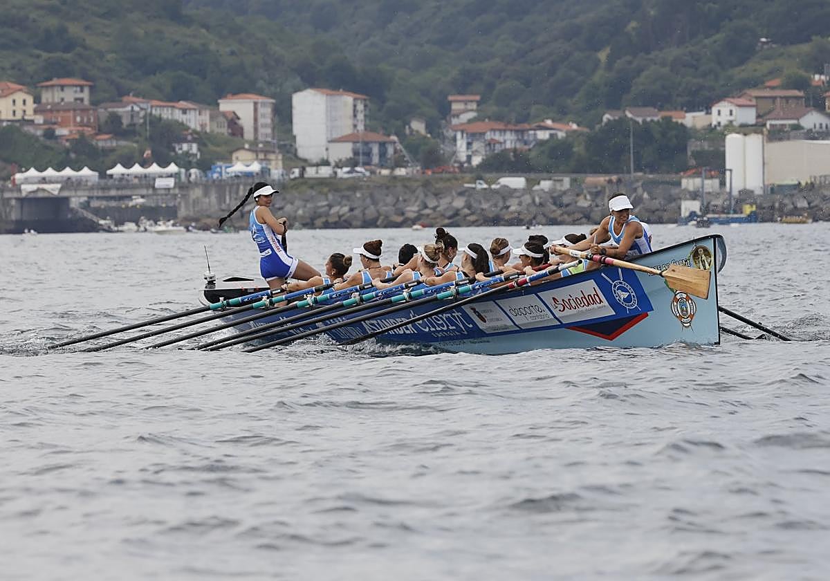 Astillero, en la regata de Ciérvana, en la que fue tercera.