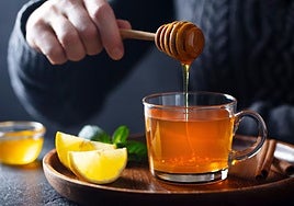 Infusión con miel.