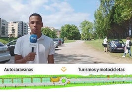 Dariel Severino explica los detalles de cómo será el futuro y polémico aparcamiento de autocaravanas de Mataleñas.
