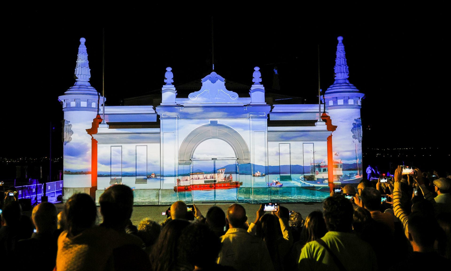 Las fotos del espectáculo de luces del Palacete