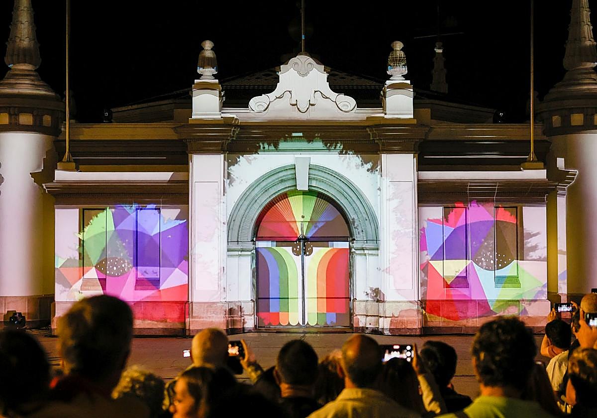 Las fotos del espectáculo de luces del Palacete