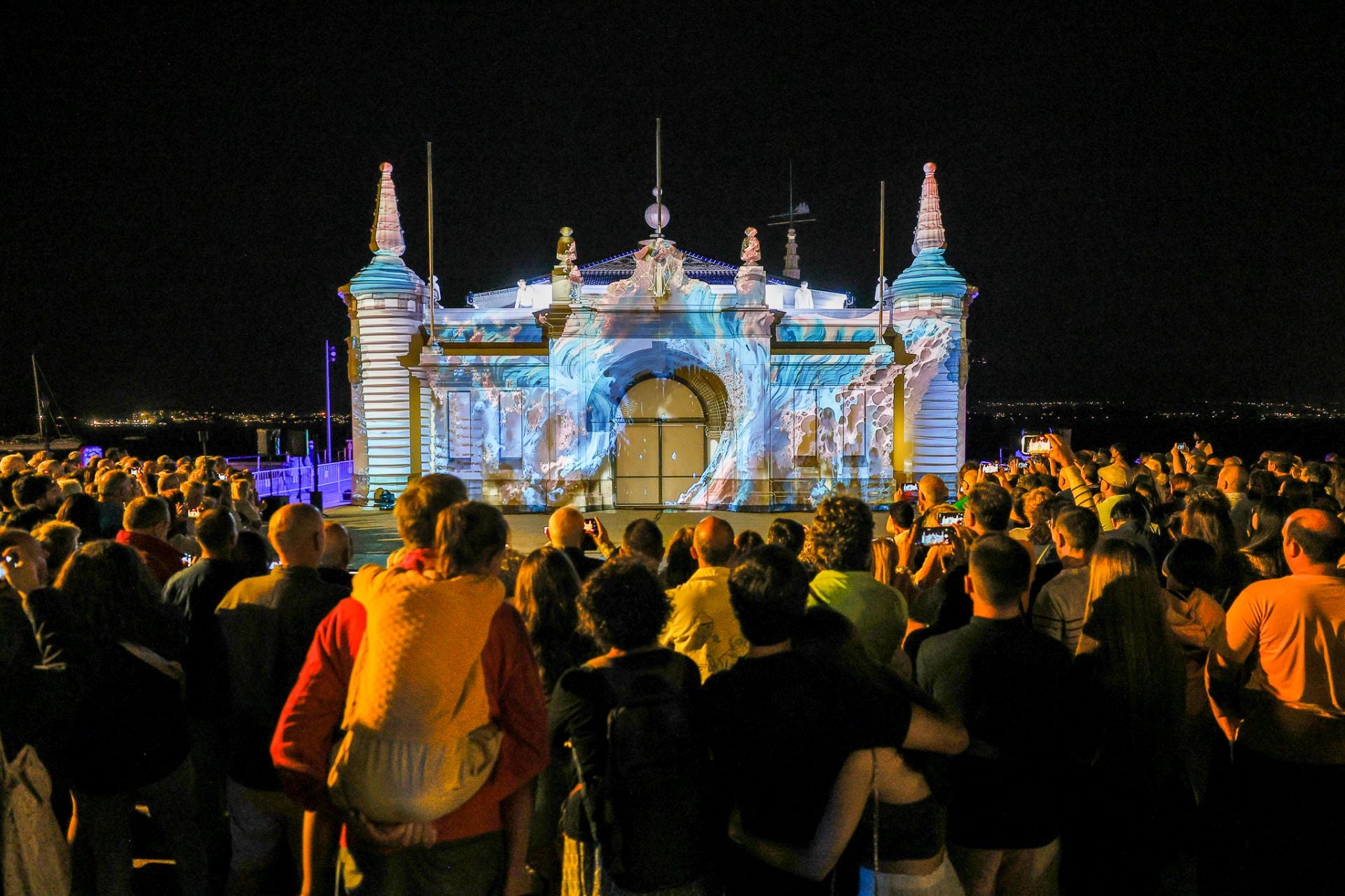 Las fotos del espectáculo de luces del Palacete