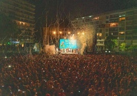 Imagen del chupinazo del año pasado.