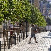La calle Peña Herbosa es una de las incluidas en la Zona de Bajas Emisiones.