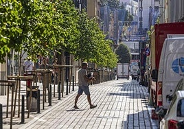 La calle Peña Herbosa es una de las incluidas en la Zona de Bajas Emisiones.