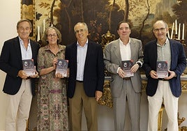 Héctor Ara, Pilar Zamora, Antonio de los Bueis, Alberto Vallejo y Antonio Soler.