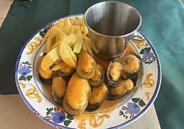 Mejillones de la casa.