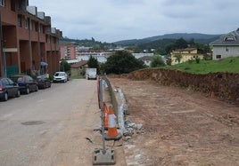 Ubicación del aparcamiento en la calle Aurelio Díez