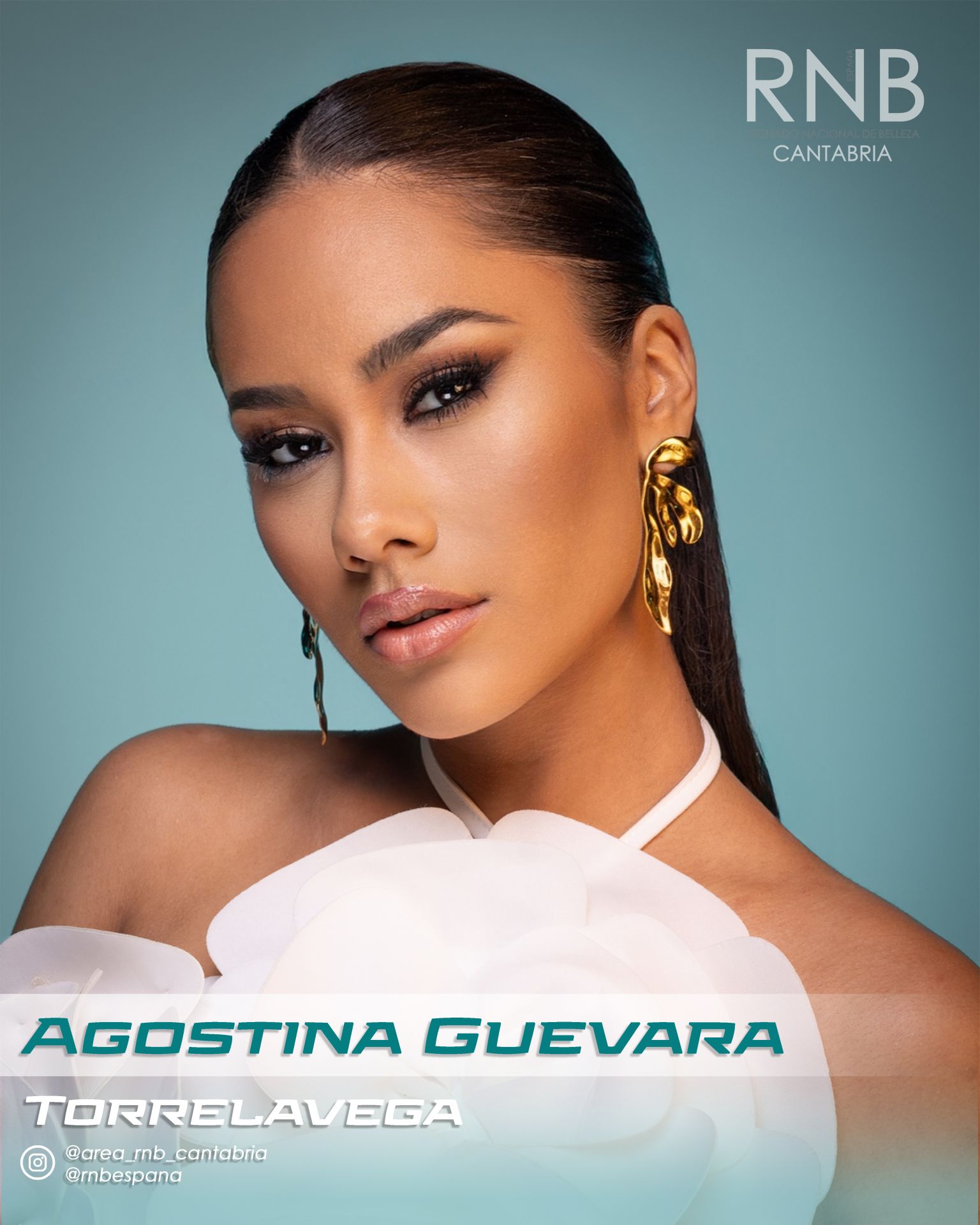 Agostina Guevara, de 20 años, será la candidata de Torrelavega en la gala del 8 de noviembre en Piélagos. Mide 1,62, es estudiante y cursa un Grado Medio en Atención a Personas con Dependencia.