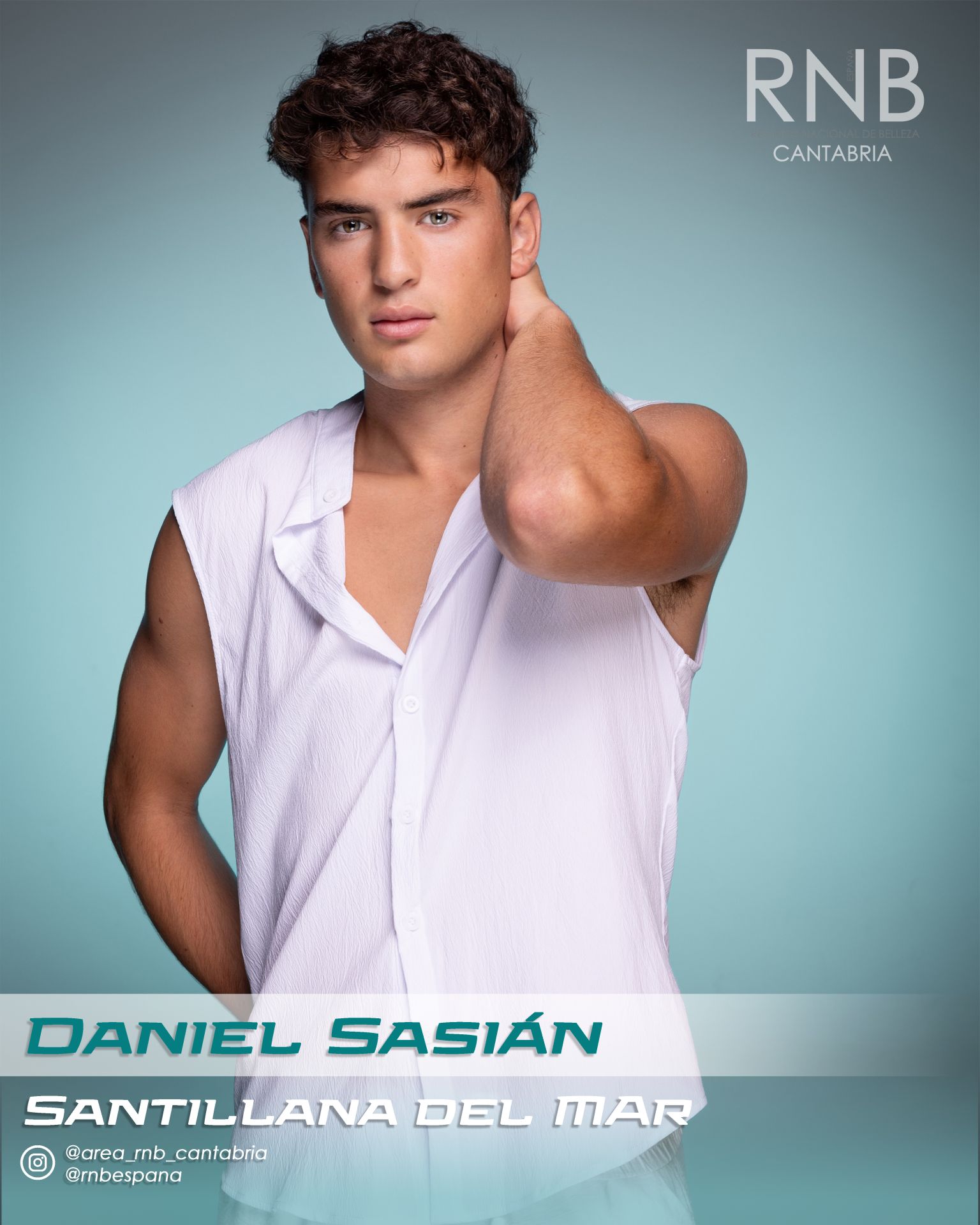 Daniel Sasián, de 18 años, participará por Santillana en la gala del 8 de noviembre. Mide 1,90, es estudiante y cursa Bachillerato.