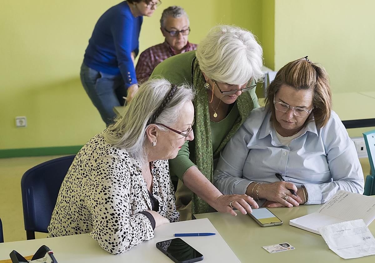 Alumnos de Unate en una de sus actividades