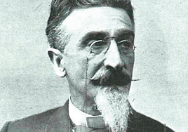 Retrato del esacritor José María de Pereda.