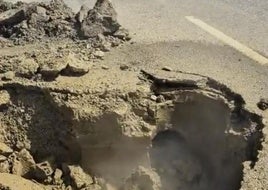 La rotura de una tubería de gas en Castillo Siete Villas obliga a los vecinos a clausurar sus casas
