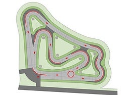 Así será el circuito de Los Corrales para los amantes de las dos ruedas.