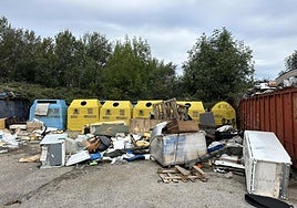 Estado actual de uno de los puntos del polígono industrial.