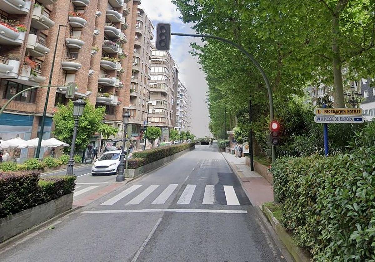 Captura de la calle San Fernando, donde tuvo lugar una de las colisiones.