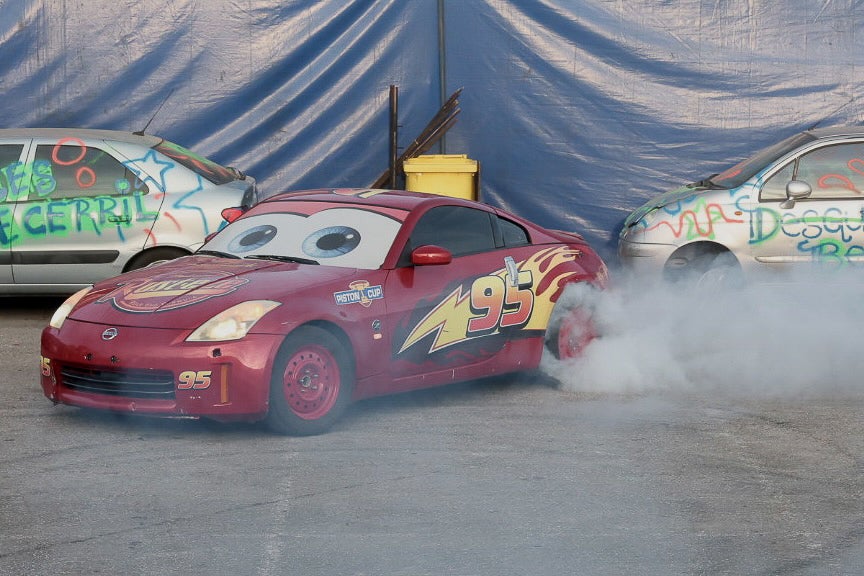 Rayo McQueen fue uno de los deportivos más ovacionados de la jornada, que comenzó a las siete de la tarde. 