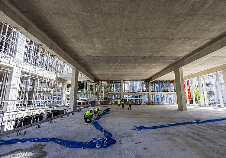 Imagen correspondiente a la segunda planta del Mupac, una de la dos superficies que albergarán la exposición permanente.