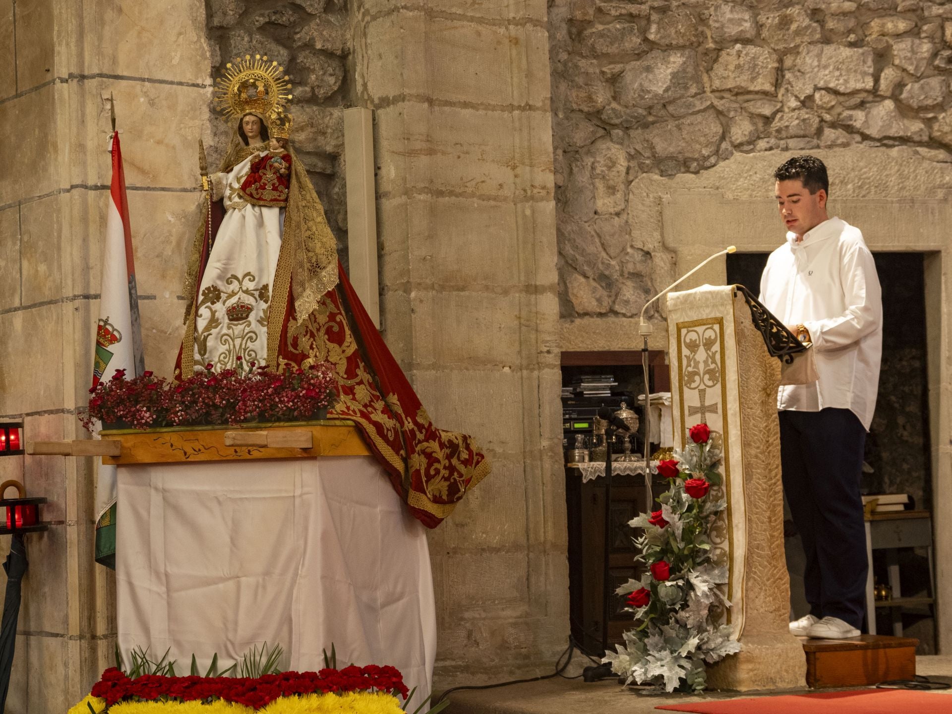 Misa y procesión de la Virgen de Latas