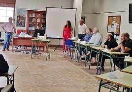 Los alcaldes de Molledo, Joaquín Villegas, y Arenas, Pablo Gómez, en la presentación del programa.