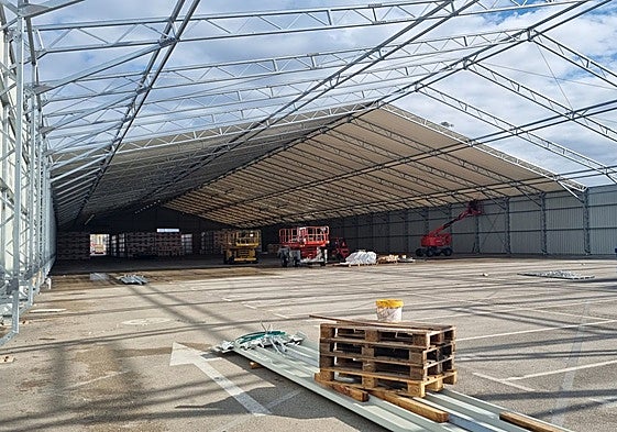 Nave que está ampliando Roll Trailer Business Solutions en el Puerto de Santander.