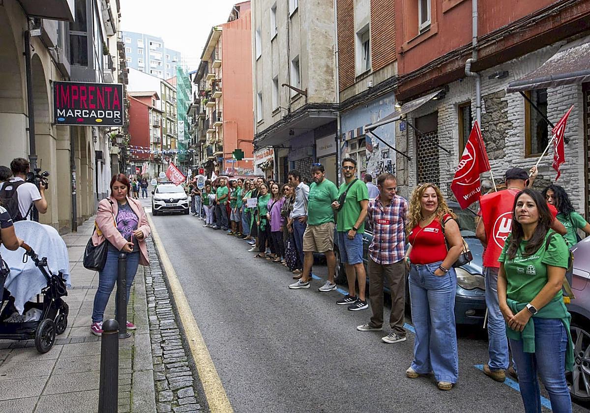 Concentración de los docentes