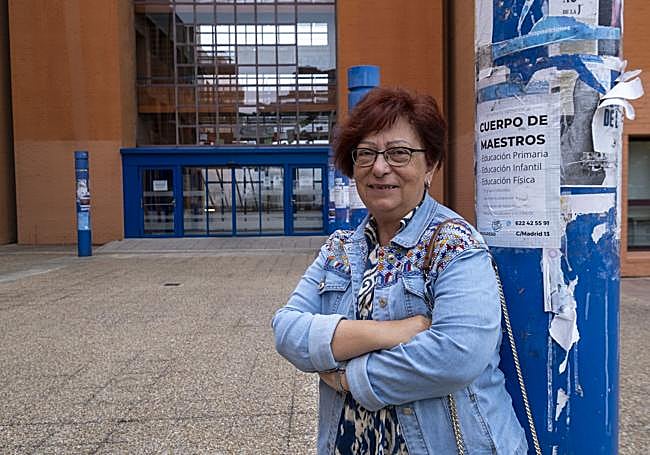 Josefa Parra, en la UC, donde se gradúa en octubre.
