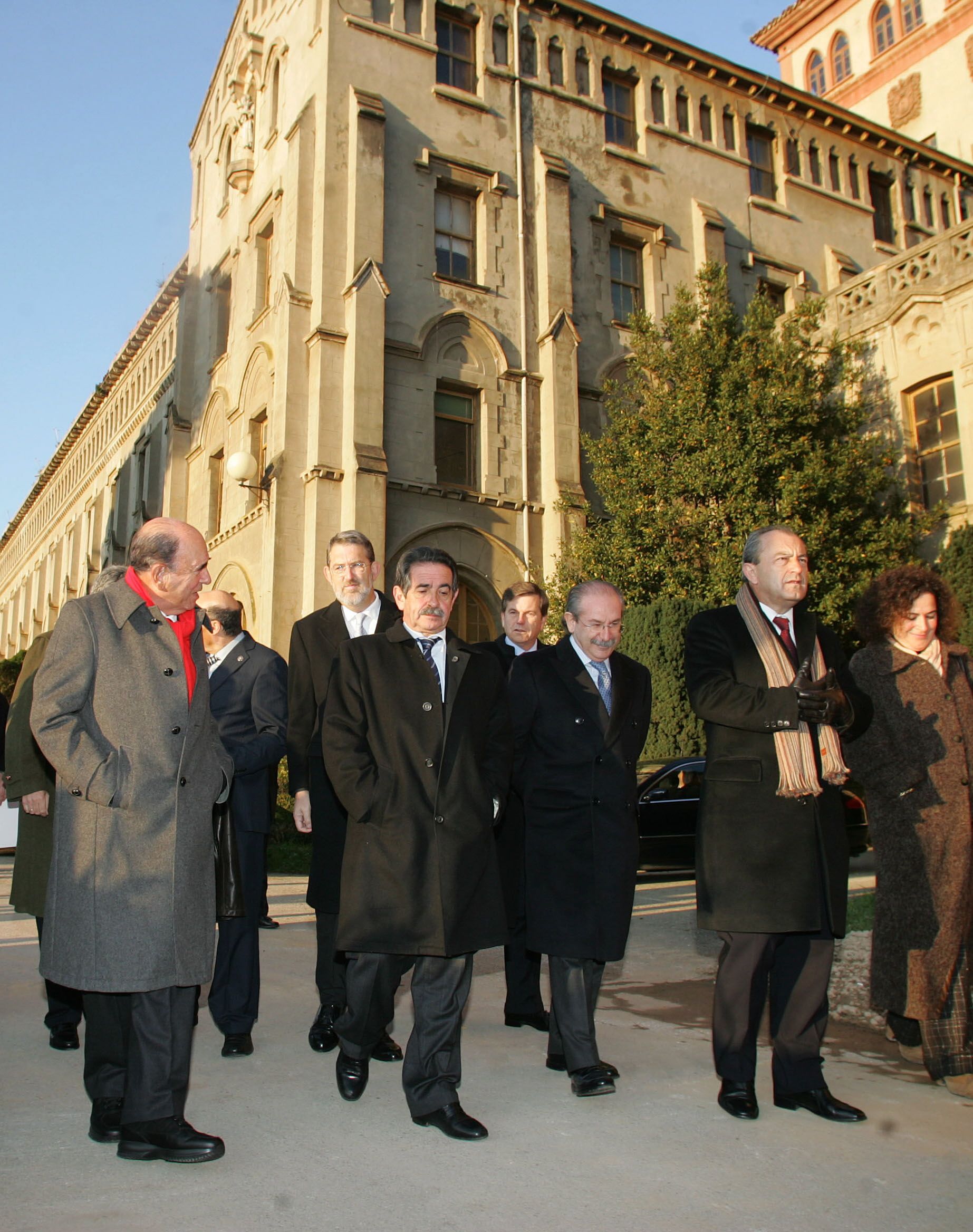 En el acto que dio inicio a la restauración del Seminario Mayor de Comillas