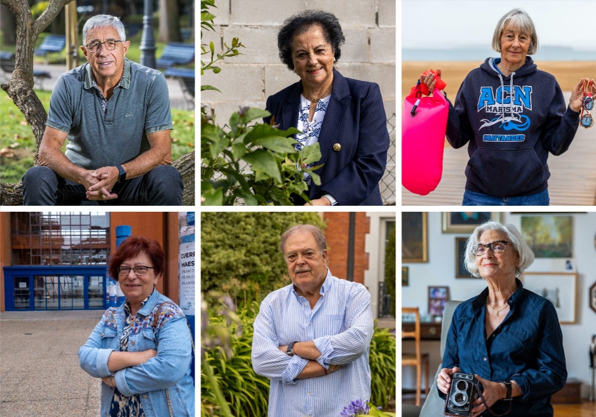 Pedro Alba, Gilda Ruiloba, Cati Zubieta , Josefa Parra, Tino Barrero Y María José Gutiérrez tienen más de 65 años y comparten en este reportaje sus expectativas.