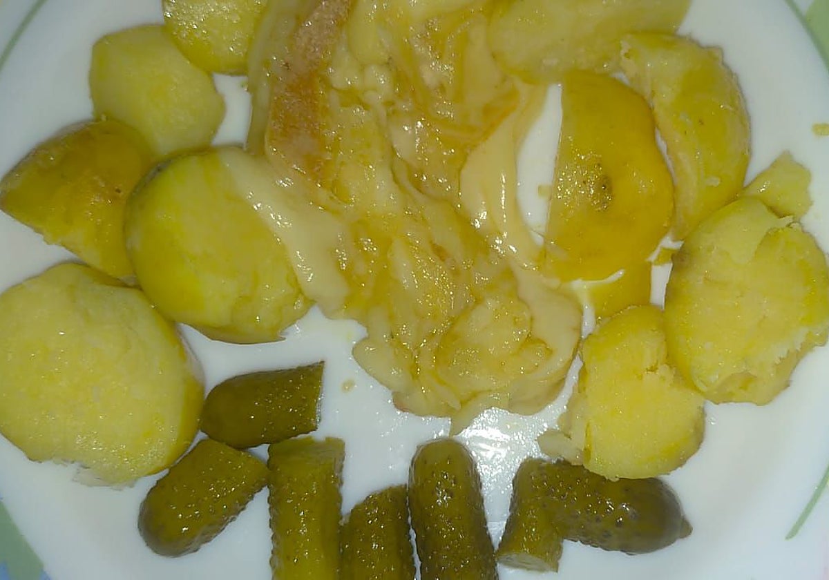 Aspecto final de la elaboración doméstica de esta receta.