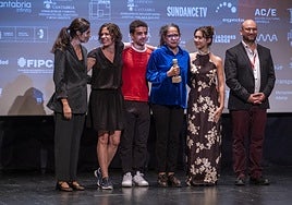 Loreto Mauleón, Patricia Pérez, Pablo Ventosa, Liena Cid, Greta Fernández y Raúl Camargo .