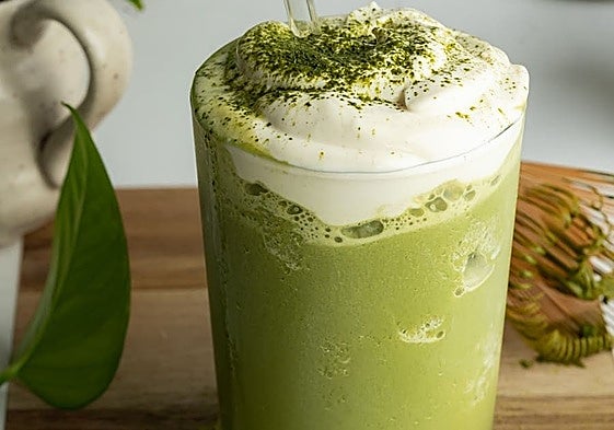 Batido de te matcha