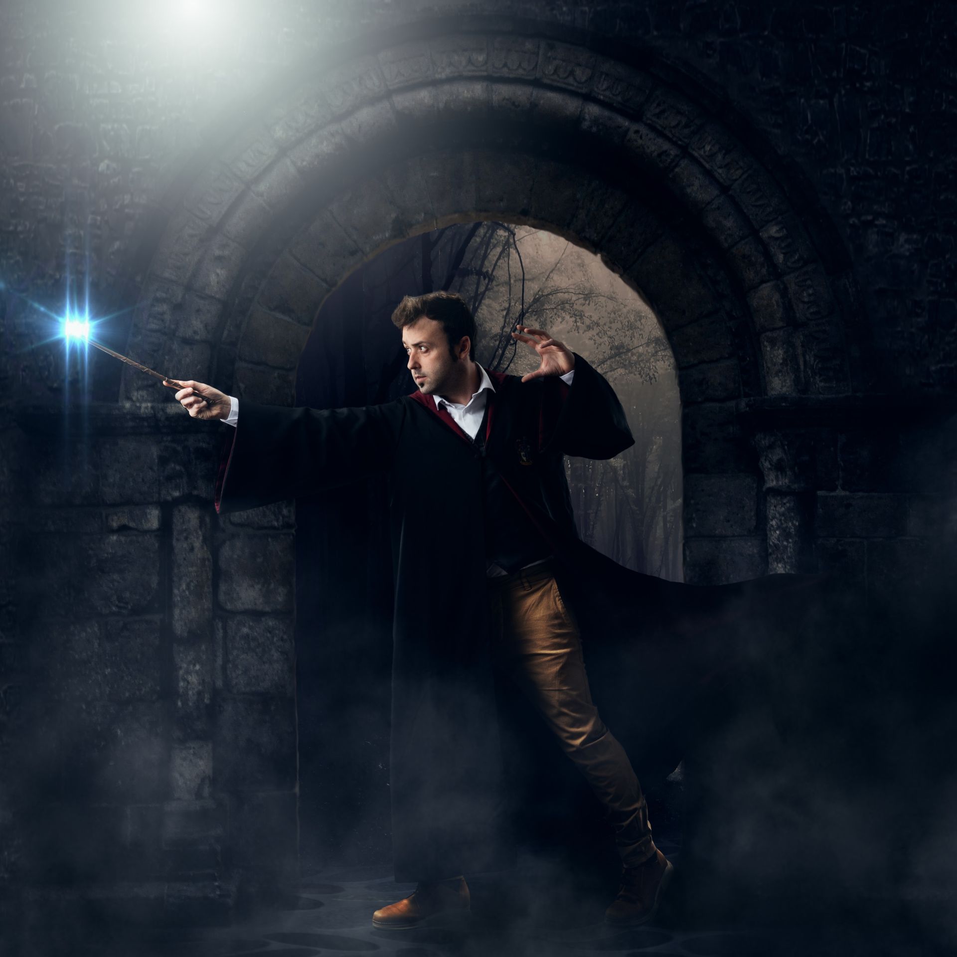 El Mago Xuso, en una de sus actuaciones promocionales.