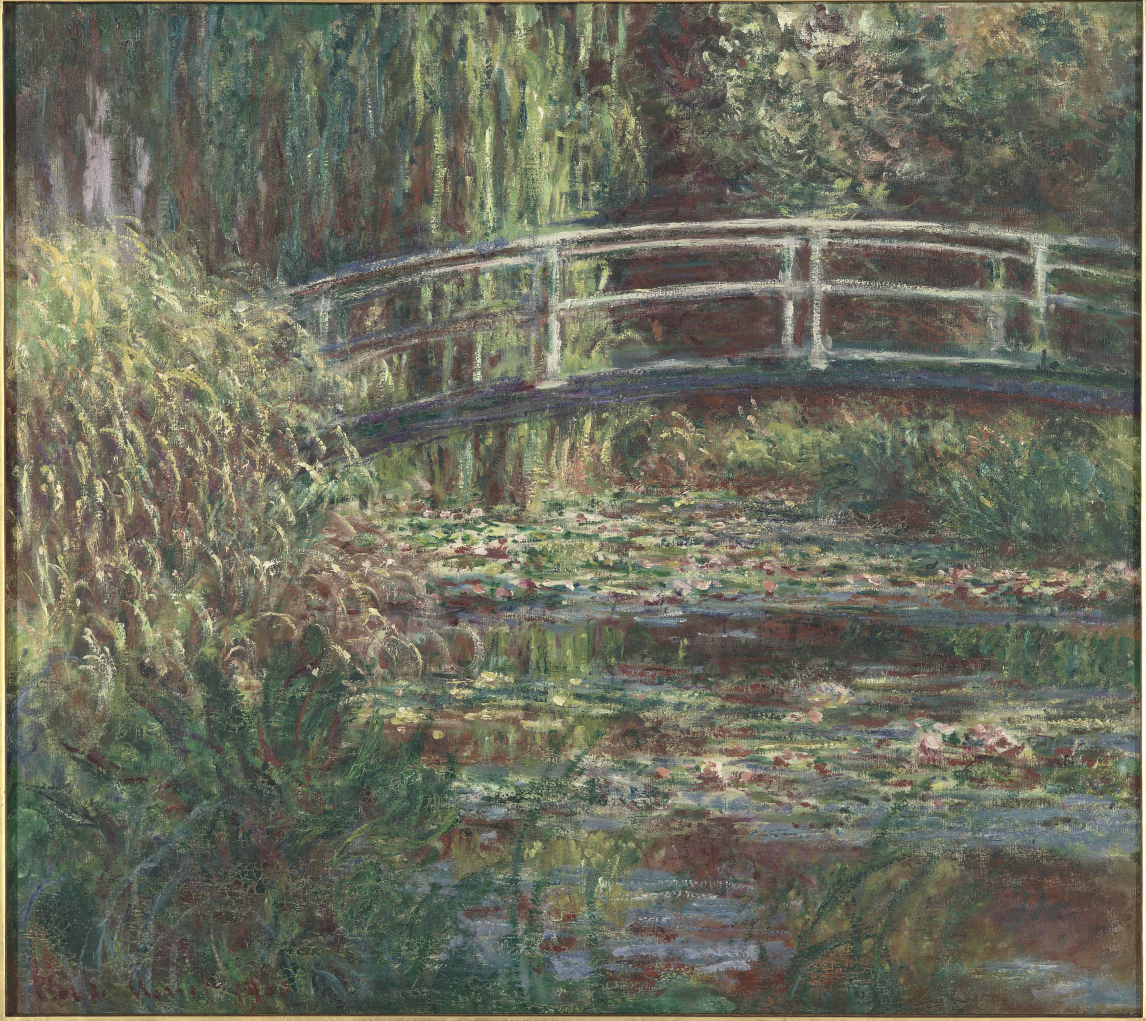 Claude Monet, 'Le bassin aux nymphéas, harmonie rose', 1900. Musée d'Orsay.