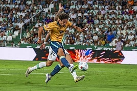 Marco Sangalli, protagonista de una jugada de fantasía en el primer gol.